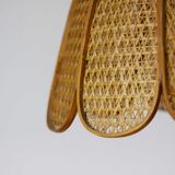 Wicker hanging lamp