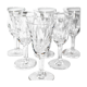 SAINT-LOUIS Series of 6 white wine glasses CERDAGNE 13x6