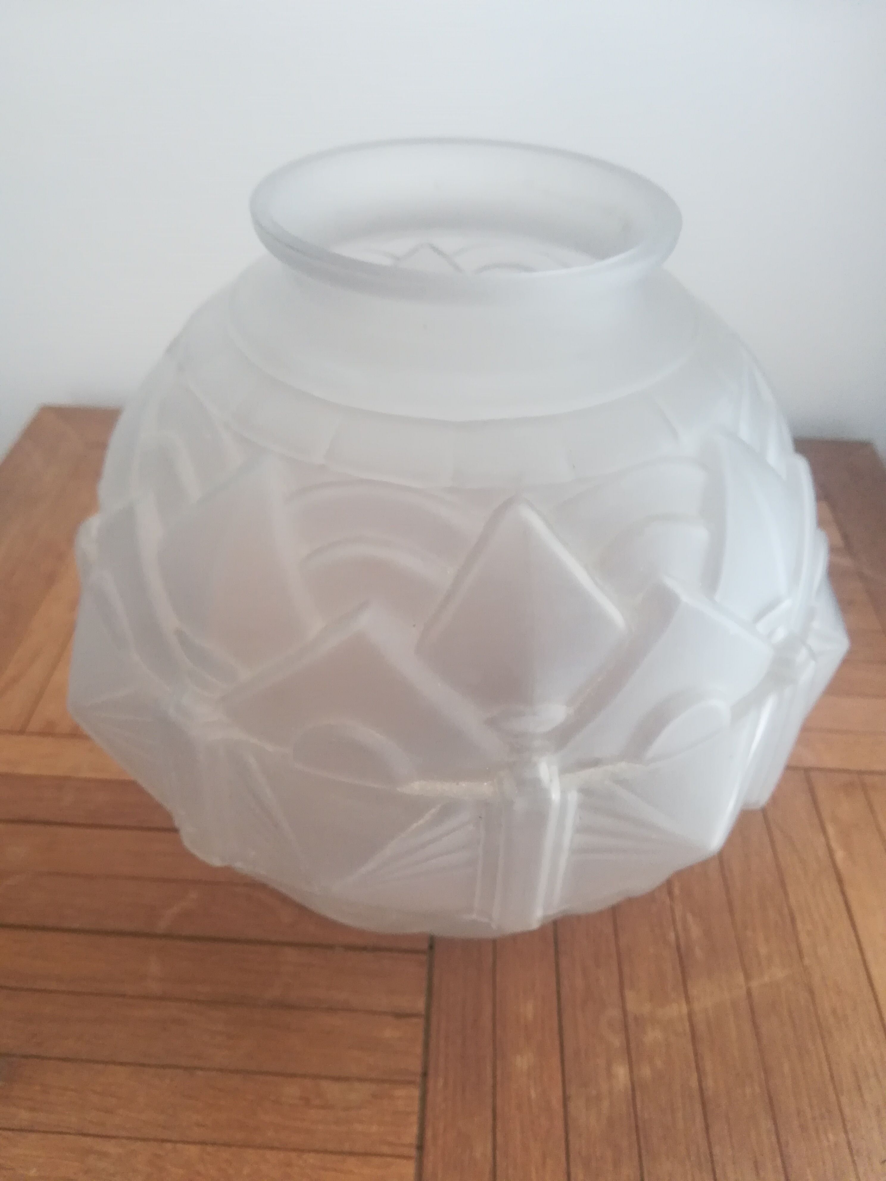 Art deco ball vase