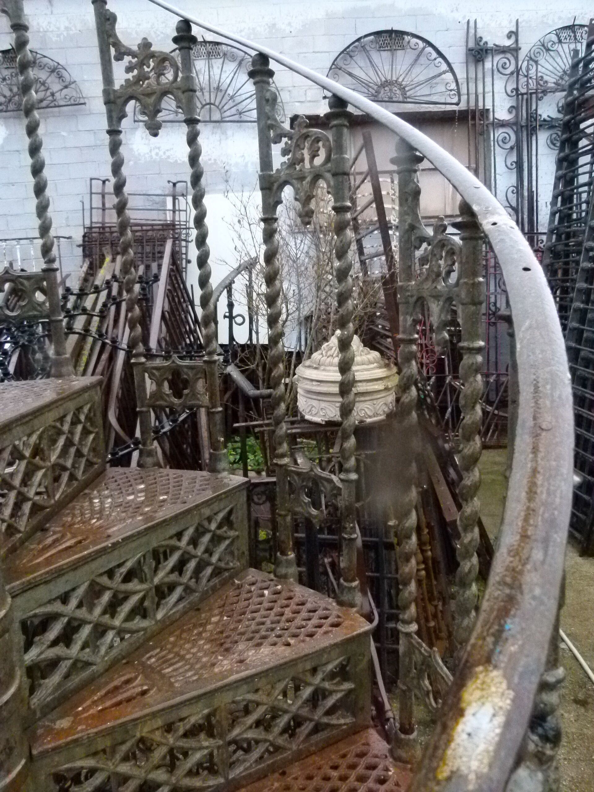 Cast iron staircase nineteenth