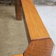 Coffee table in wood and smoked glass 1970 vintage