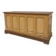 Yellow patina commercial counter from the 50s