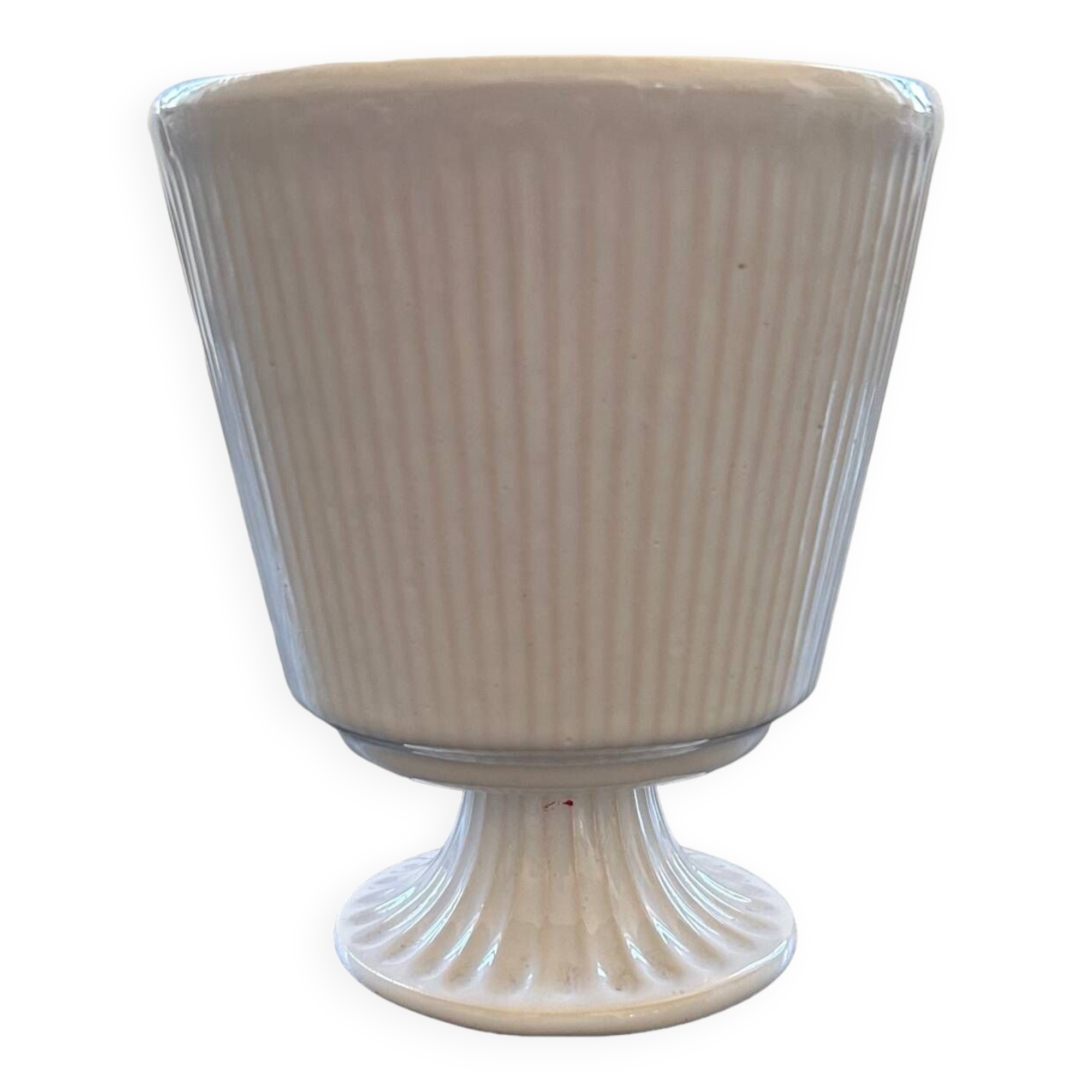 White Scandinavian vase