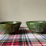 Emerald green Tamegroute bowls D14.5