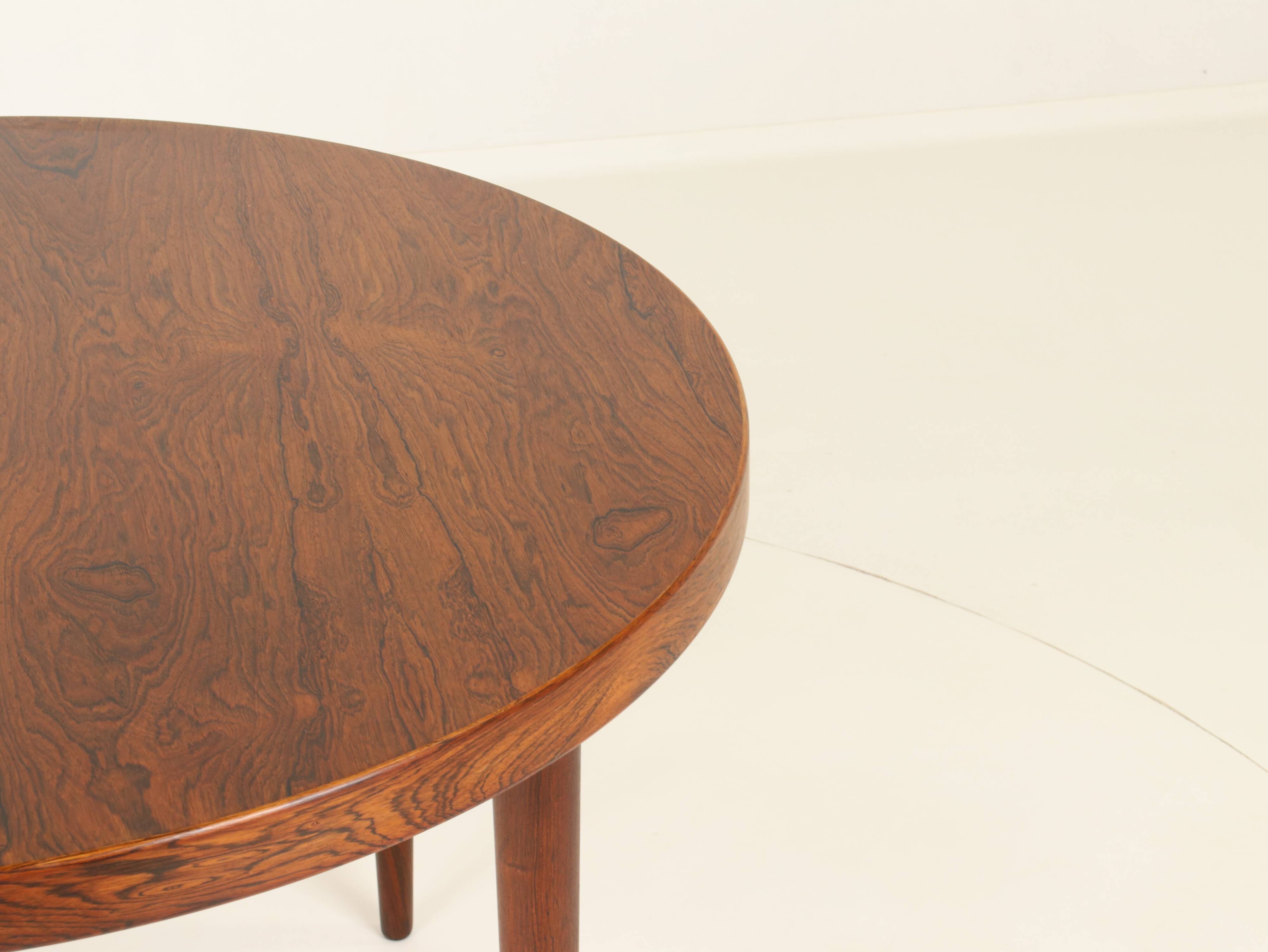 Extendable Rosewood Dining Table Model 56 by Villy Schou Andersen, Denmark, 1960s