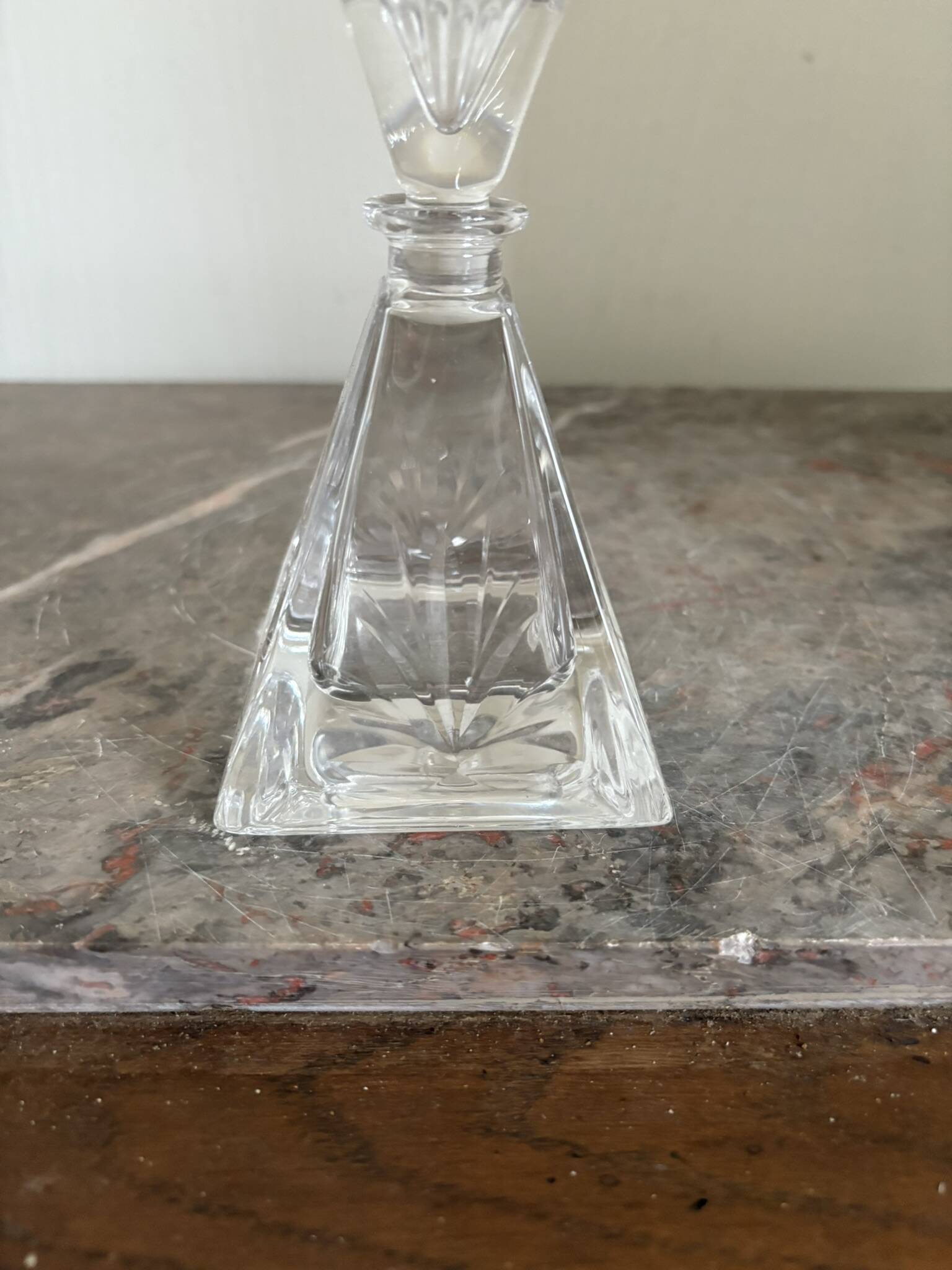 Ancien Carafe Liqueur Cristal Lorraine
