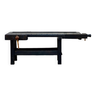 Old patinated workbench