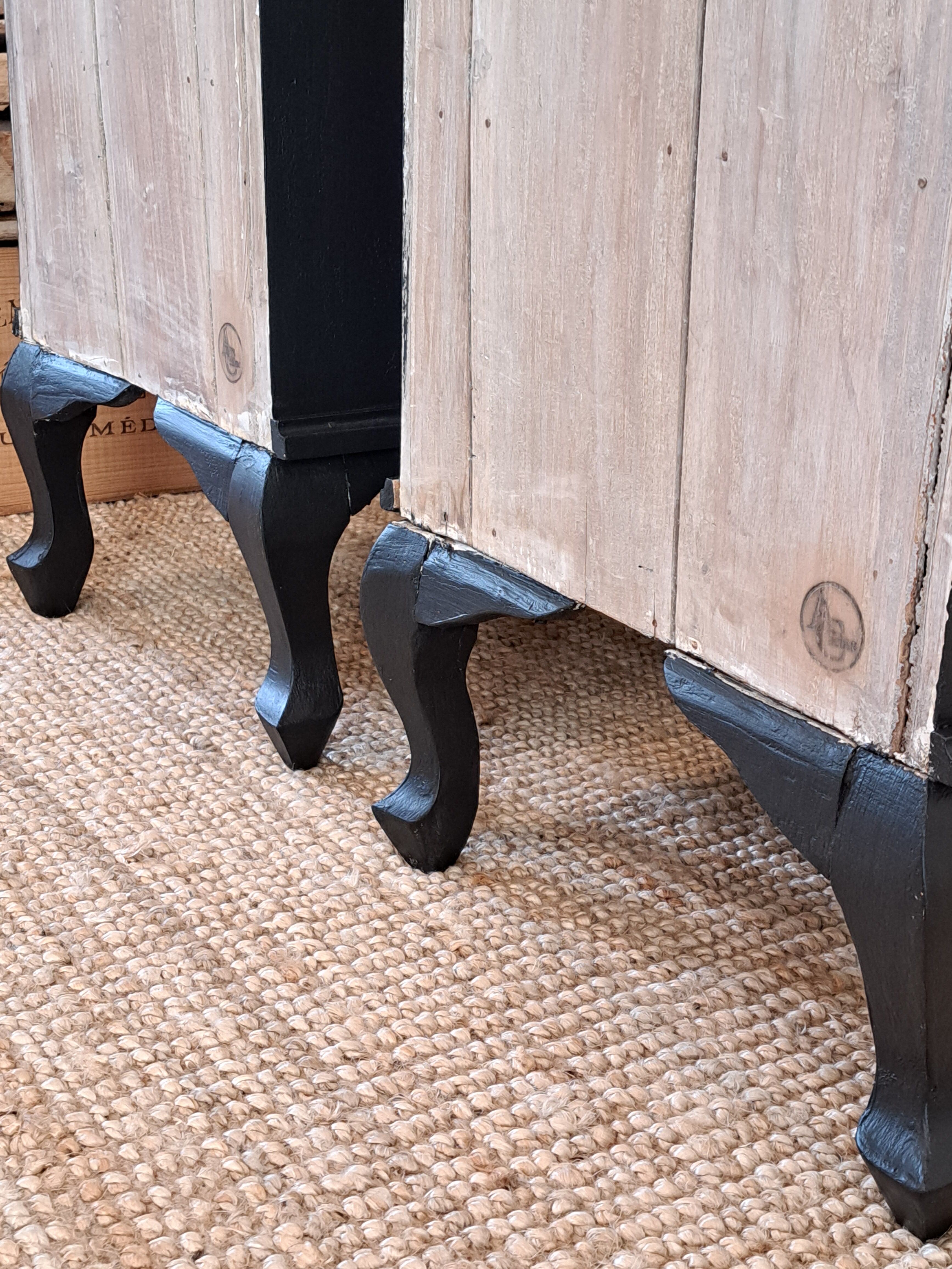 Pair of stylish bedside tables