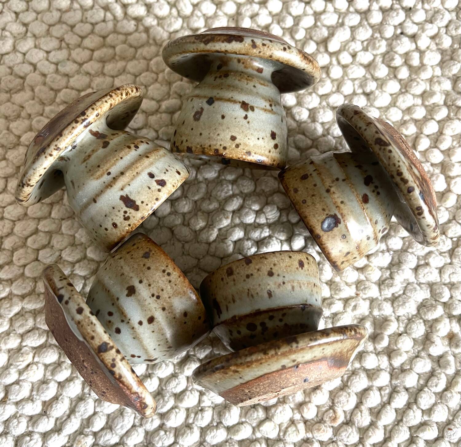 5 Gustave Tiffoche egg cups