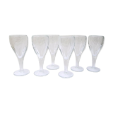 6 foot glasses in thick beveled glass