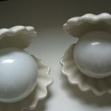 Duo lamp shell vintage