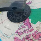 Illuminated terrestrial globe in plexiglass by Nova Rico Florence 1969