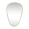 Miroir laiton doré ovale 48x32cm