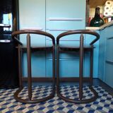 Pair of Allmilmö bar stools