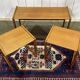 Set of 3 teak nesting tables from the 70s
