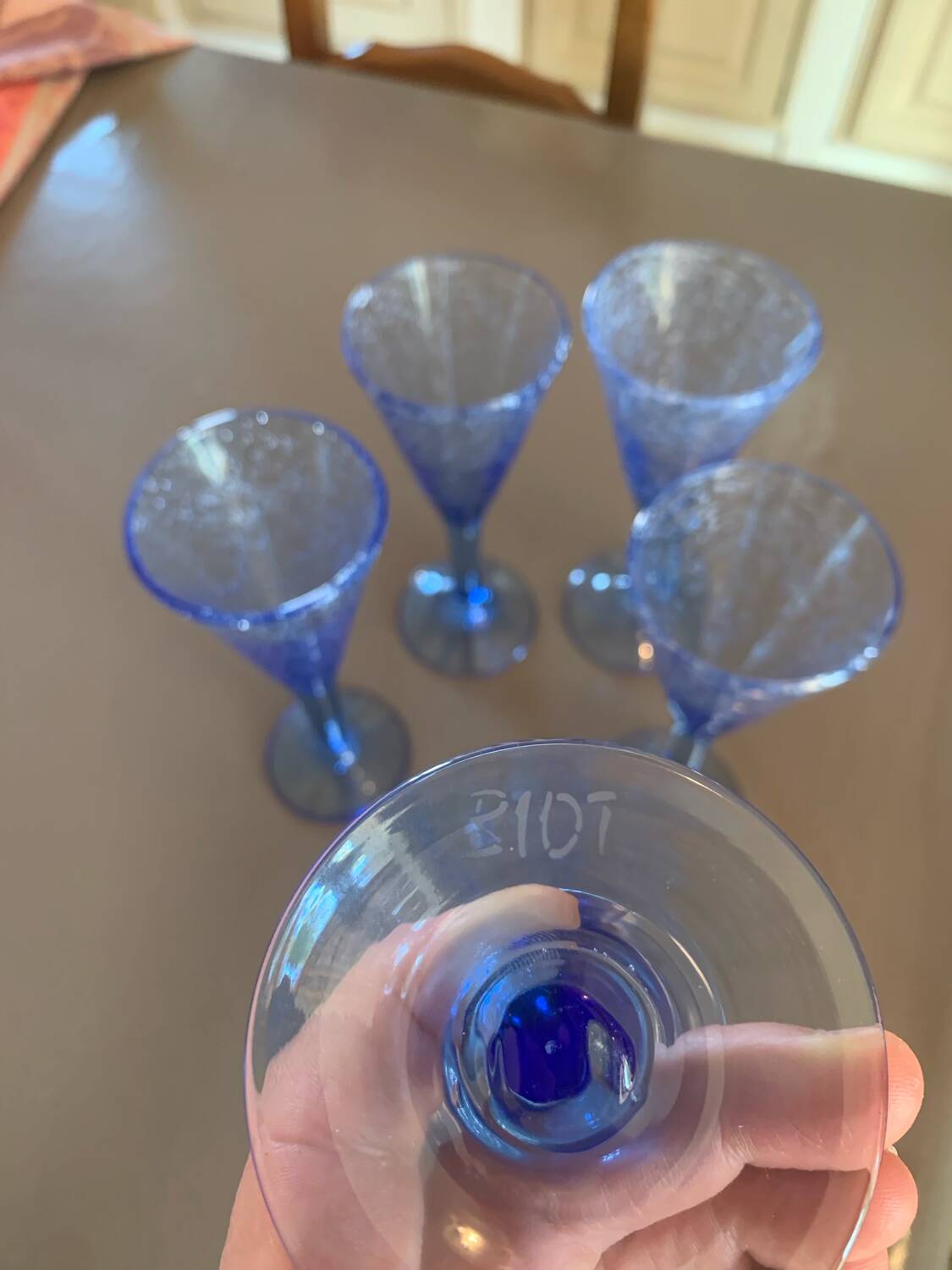 Biot champagne flutes