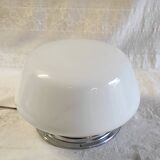 Art Deco ceiling light with opaline globe - mid 20th century