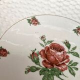 Plat à gâteau en faïence