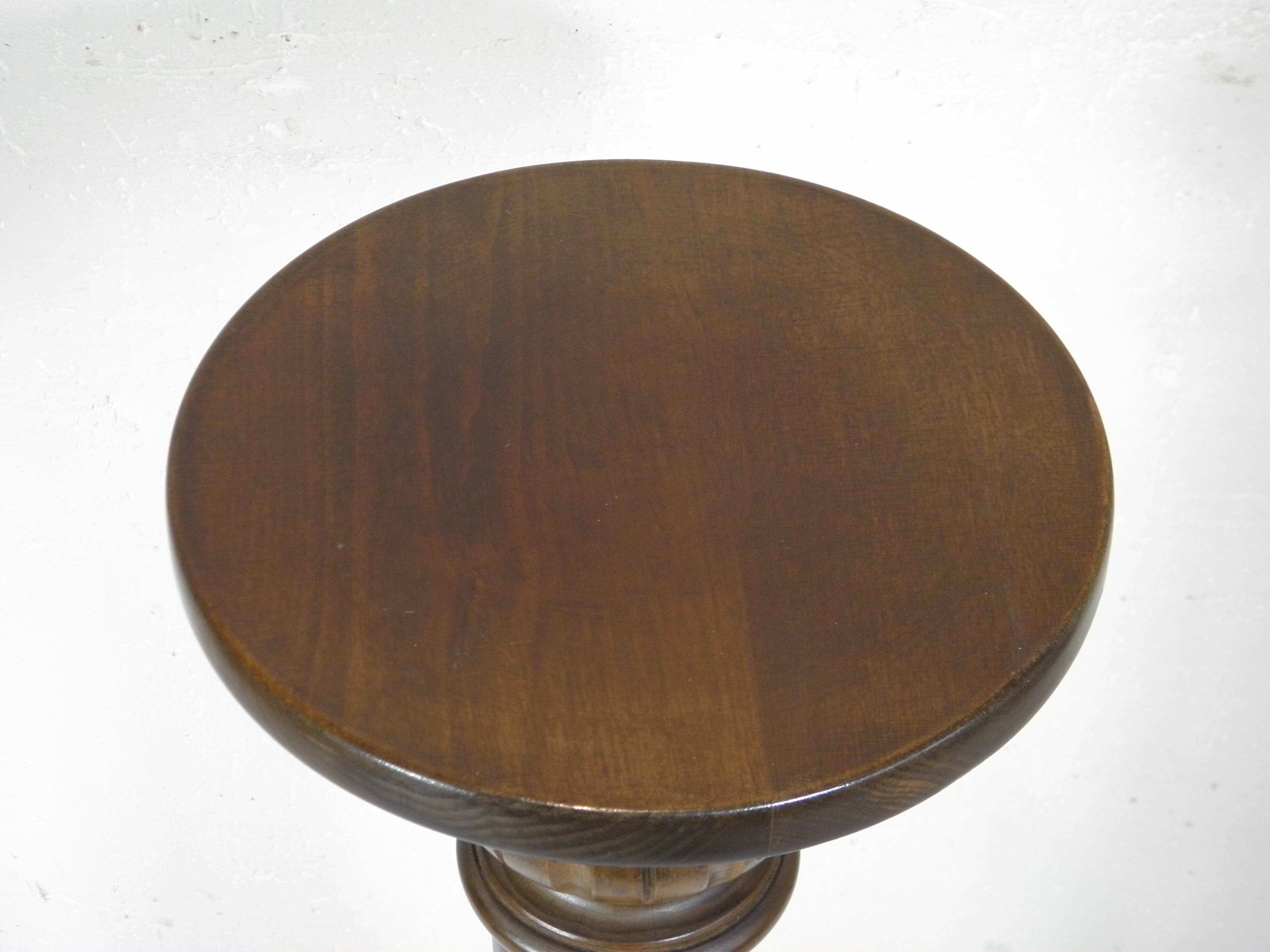 Wooden column pedestal 85 cm