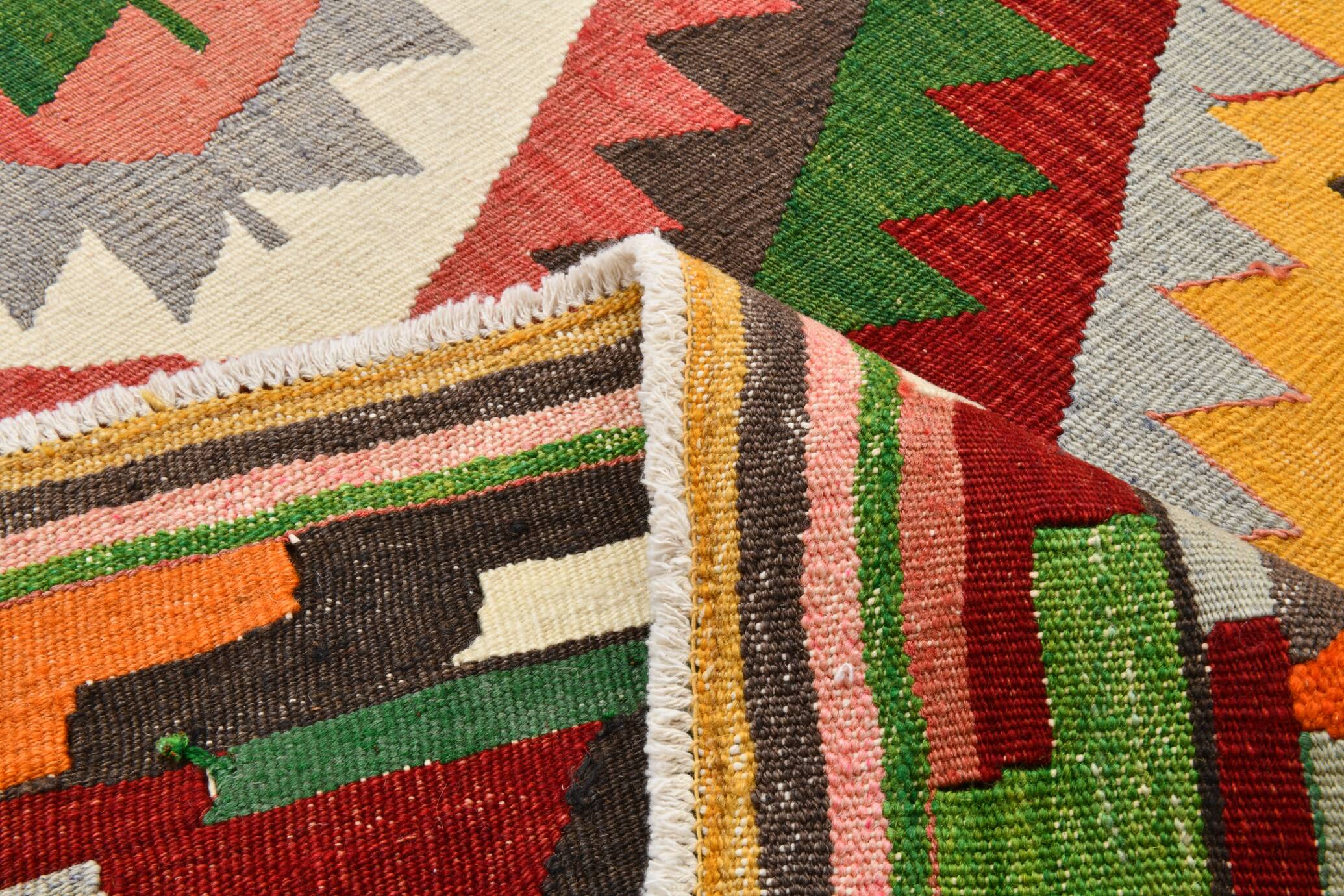 5x7 Tribal Handwoven Kilim Rug, 155x232Cm