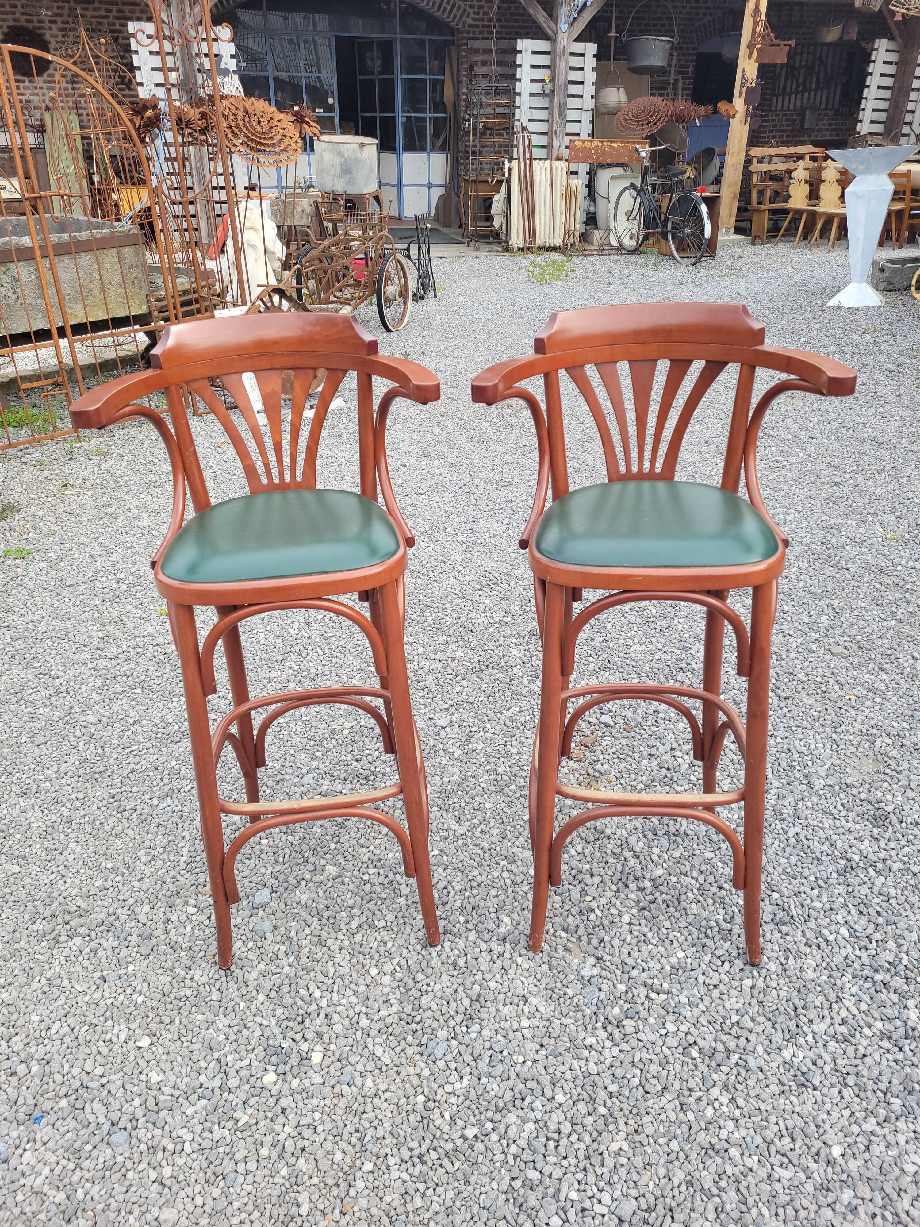 Pair of bistro stools