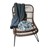 Rattan armchair