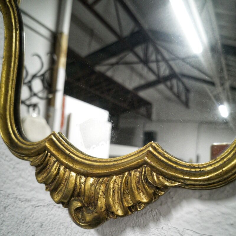 Baroque gilded mirror 53x35cm