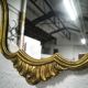 Baroque gilded mirror 53x35cm