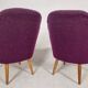Vintage Chairs and Table, 1960s, Set of 3