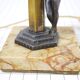 Lampe art déco sculpture de femme