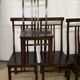 Série de 6 chaises en bois Acajou
