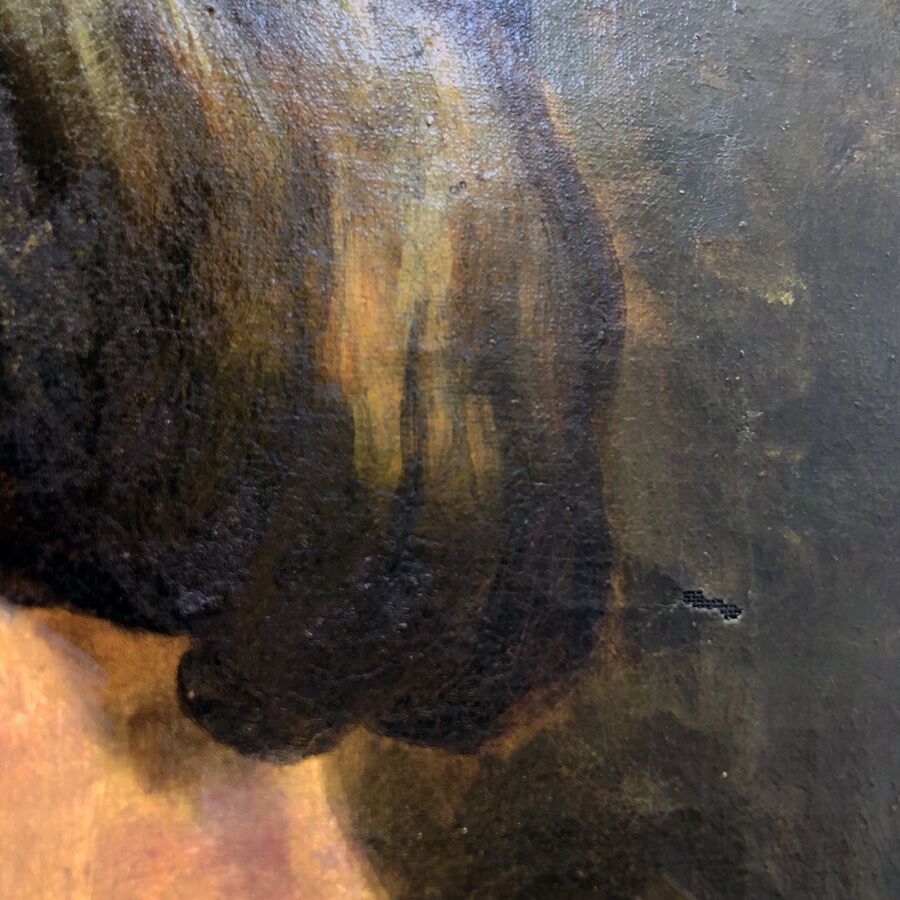Table XIXth "Portrait of the young woman"