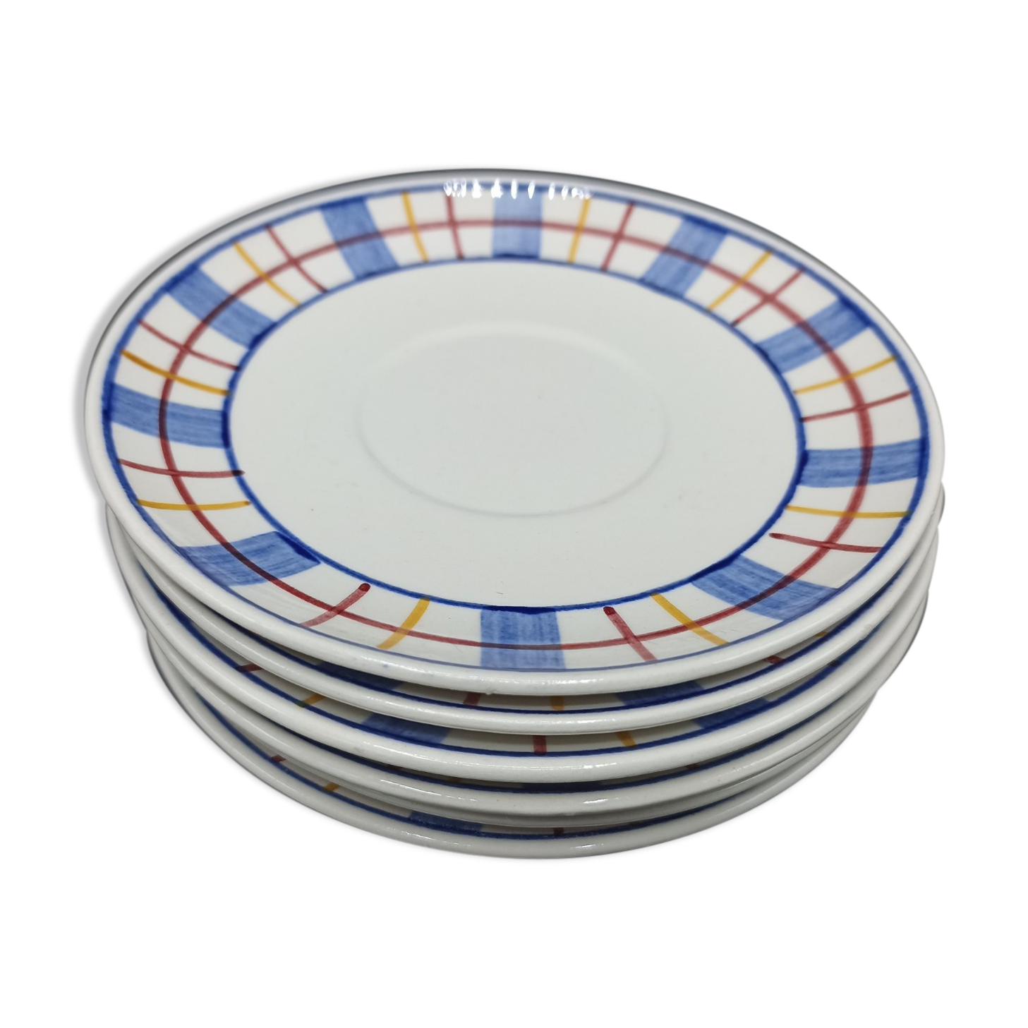 7 soucoupes Villeroy & Boch - Odette