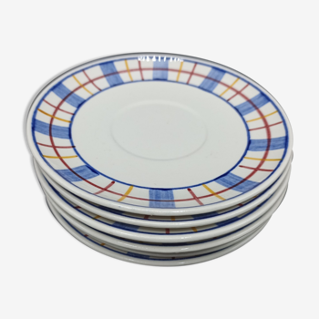 7 soucoupes Villeroy & Boch - Odette