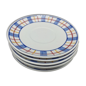 7 soucoupes Villeroy & Boch - Odette