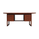 Bureau en teck, design danois, années 1970, fabriqué au Danemark