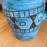 Ceramic pitcher Alain Maunier Vallauris