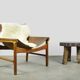 A/S MIKAEL LAURSEN / vintage leather armchair / Illum Wikkelsø / Denmark 1960s