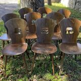 9 Baumann chairs
