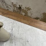 Walnut and marble bistro table 1890