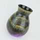 mid century vase dumler & breiden vase model 122/30 with rare colorful patt