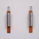 Vintage France Stainless Steel Tube wall lamps 1970s