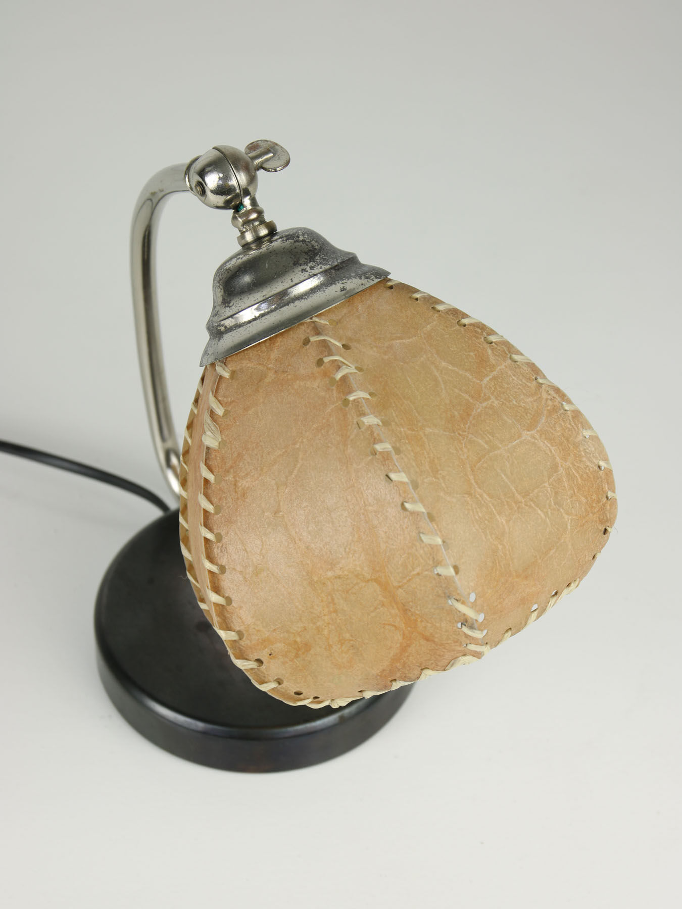 Vintage parchement table lamp