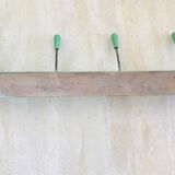 Vintage wall coat holder with 4 patères circa 50/60