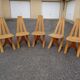 Set of 5 Epona chairs designed by Francis Taglian, France, 1980s.