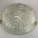 Flush Mount Ceiling Light Ice Glass Hillebrand 60s