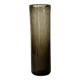 Large smoked and blown glass vase, Verrerie de Bendor 1950