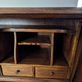 Solid wood secretary