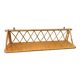 1970s rattan wall shelf