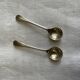 Pair of silver salt shakers